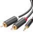 UGREEN 3.5mm Male to 2 RCA Male Audio Cable 10m (Gray) AV102 image