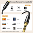UGREEN 3.5mm Male to 3.5mm Female Extension Cable 2m (Black) AV118 image
