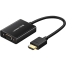 UGREEN 40233 HDMI to VGA Converter with Audio (Black) MM102 image