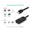 UGREEN 40360 Mini DP to HDMI Converter 4K (Black) MD112 image