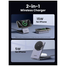 UGREEN 45023 2-in-1 20W Magnetic Wireless Charger W706 image