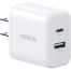 UGREEN 45310 20W 2-Port Fast Charger EU White X227 image