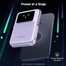 UGREEN 45328 10000mAh 20W Uno Magnetic Wireless Power Bank Purple PB572 image