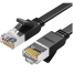 UGREEN 50185 Cat 6 U/UTP Pure Copper Ethernet Flat Cable 2m (Black) NW101 image