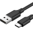UGREEN 60114 USB-A to USB-C Fast Charging Cable 3A Max Black 0.25m US287 image