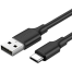 UGREEN 60116 USB-A 2.0 to USB-C Cable Nickel Plating 1m (Black) image