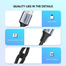 UGREEN 60128 USB-A 2.0 to USB-C Cable Nickel Plating Aluminum Braid 2m (Black) US288 image