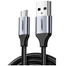 UGREEN 60147 USB 2.0 A to Micro USB Cable Nickel Plating Aluminum Braid 1.5m (Black) US290 image
