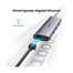 UGREEN 60718 USB-C to 3xUSB 3.0 Plus RJ45 Plus USB-C Multifunction Adapter CM252 image