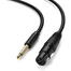UGREEN 6.5mm to Cannon Female AV Cable 3m (Black) AV131 image