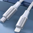 UGREEN 70524 USB-C to Lightning M/M Cable Aluminum Shell Braided 1.5m (Silver) US304 image