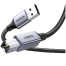 UGREEN 80804 USB-A Male to USB-B 2.0 Printer Cable Alu Case with Braid 3m (Black) US369 image