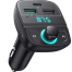 UGREEN 80910 Bluetooth Car Charger (5.0 PD QC3.0 USB Flash Drive TF) (Black) CD229 image