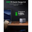 UGREEN 90906 65W 2C2A Smart Charging Magic Box CUBE-Black Metallic Paint-UK CD268 image