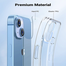 UGREEN 90938 Classy Transparent Enhanced Protective Case for iPhone 14 ( Transparent) LP617 image