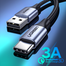 UGREEN USB-C Male to USB 2.0 Male Cable Aluminum Braid 3m image