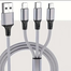 USB Charger Cable 3 In 1 Fast Charging USB Charger Cable / Fast Charging Data Transfer/Compatible With Micro USB image