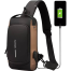 USB Charging Sport Sling Anti Theft Shoulder Bag image