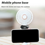 USB Handheld Mini Fan Foldable Portable Neck Hanging Fans 5 Speed USB Rechargeable Fan with Phone Stand and Display Screen image