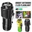 USB Rechargeable Mini LED Flashlight – 800LM, 8 Modes, COB LED, Magnet image