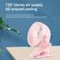 USB Rechargeable Mini Mute Clip Fan image