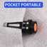 UV Flashlight 395nm Mini Metal LED Blacklight for Pet Stains, Money And Inspection Without Battery image