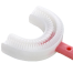 U-Shaped Kids Toothbrush - Soft Silicone 360° Whole Mouth Teeth Cleaning Brush for Toddlers (Multicolor) image