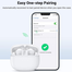 Ugreen HiTune T3 Active Noise-Cancelling Wireless Earbuds (White) image