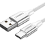 Ugreen USB-A 2.0 To USB-C Cable Nickel Plating 1m White image