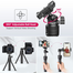 Ulanzi MT-34 Extendable Pole Tripod, Selfie Stick with 2 in 1 Phone Clamp image