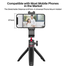 Ulanzi ST-22 360º Rotatable and Tilting Phone Holder for Tripod - With 2 Cold Shoe Mounts image