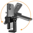 Ulanzi ST-22 360º Rotatable and Tilting Phone Holder for Tripod - With 2 Cold Shoe Mounts image