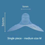 Ultra-Soft Silicone Nipple Shield 2 Pcs M-Size image
