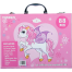 Unicorn Space Kids Art Set – Coloring, Drawing And Painting Crayons Acrylic Color Gift Set – 88 Pcs image