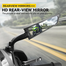 Universal Adjustable Rotating Wind Wing Motorcycle Rear View Mirrors Aluminum Alloy Side 1 Pair image