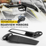 Universal Adjustable Rotating Wind Wing Motorcycle Rear View Mirrors Aluminum Alloy Side 1 Pair image