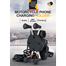 Universal Mobile Phone Holder With USB Charger For Motorcycle Spin Lock Protection image