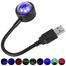Usb Car Roof Star Night Projector Light Sound Activated Led Interior Lamp, 4 Colors 9 Functional Modes, Adjustable Romantic Atmosphere Ambient Light-plug And Play - Dj Light image