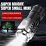 Usb Rechargeable Mini Led Flashlight 800 Lumen Pocket Torch 8 Modes Cob And Led Magnetic Tail Pen Clip Type C image