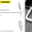 VDENMENV D52T 3.6A Super Fast Charging Data Cable OD 6.0mm 1Meter Type-C image