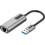 VENTIOM CEWHB USB 3.0-A To Gigabit Ethernet Adapter Gray 0.15M Aluminum Alloy Type image