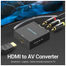 VENTION AEEB0 HDMI to RCA Converter Black Metal Type image