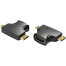 VENTION AGFB0 2 in 1 Mini HDMI and Micro HDMI Male To HDMI Female Adapter Black image