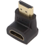 VENTION AIOB0 HDMI 90 Degree Male To Female Adapter Black image