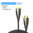 VENTION ALABAD Optical HDMI Male to Male HD Cable 100M Black Zinc Alloy Type image
