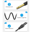 VENTION BACBI 3.5mm TRS Male to Dual 6.35mm Male Audio Cable 3M Black image