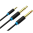VENTION BACBI 3.5mm TRS Male to Dual 6.35mm Male Audio Cable 3M Black image