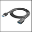 VENTION CBHBJ USB 3.0 Type-A Male to Type-A Female Extension Cable 5M Black image