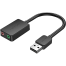VENTION CDYB0 2-Port USB External Sound Card 0.15M Black image