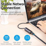 VENTION CFABB USB-C To 100M Ethernet Adapter 0.15M Black image